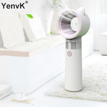 Мини-портативный вентилятор с воздушным охладителем, Перезаряжаемый USB вентилятор с светодиодный Ligth, портативный Съемный базовый вентилятор для улицы