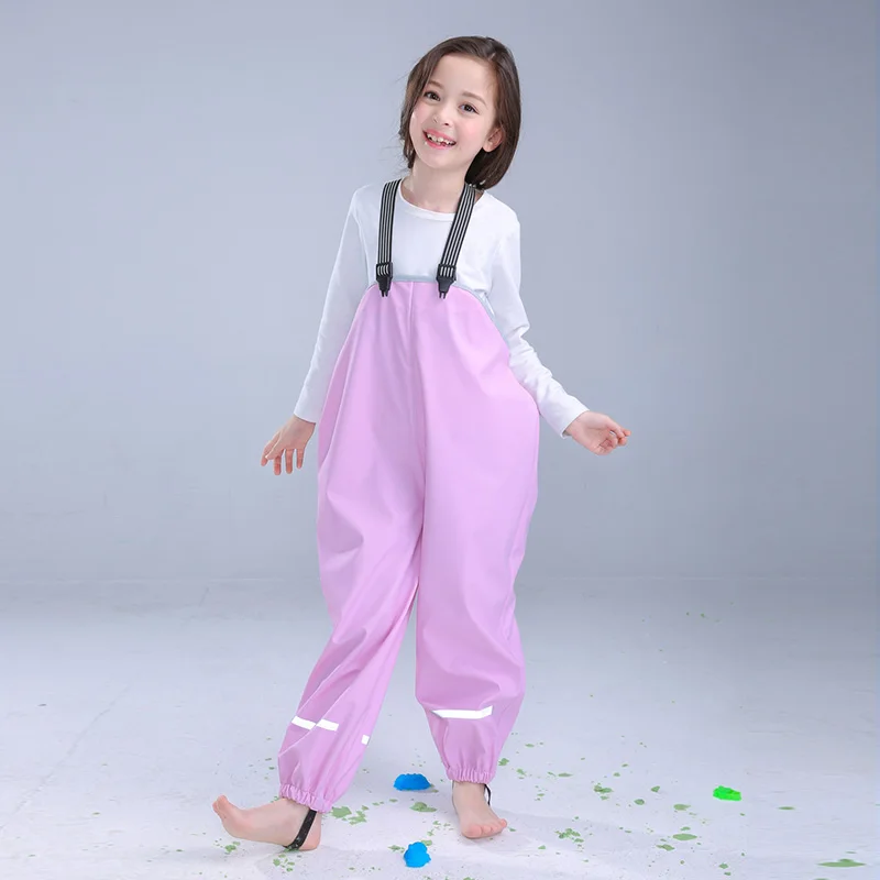 Children Waterproof Rain Pants Boys 
