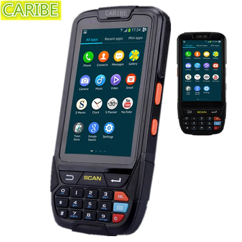 Caribe PL-40L 13.56MHz rfid contactless smart card reader module oem with gps and honeywell 2d scanner