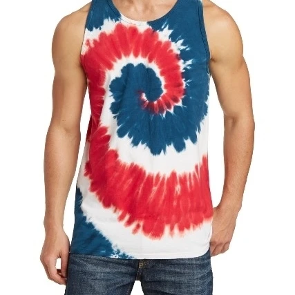 Port & Co PC147TT Tie Dye Tank Top USA Rainbow - 3XL (1)