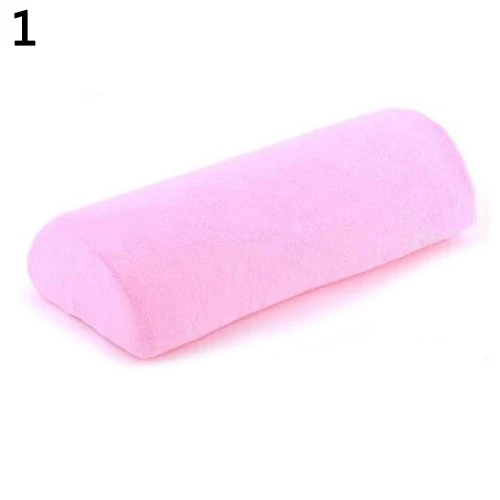 Горячее предложение! Распродажа! Профессиональная подушка на половину руки, подушка для отдыха, длинная подушка для дизайна ногтей, мягкая колонна для маникюра - Цвет: Pink