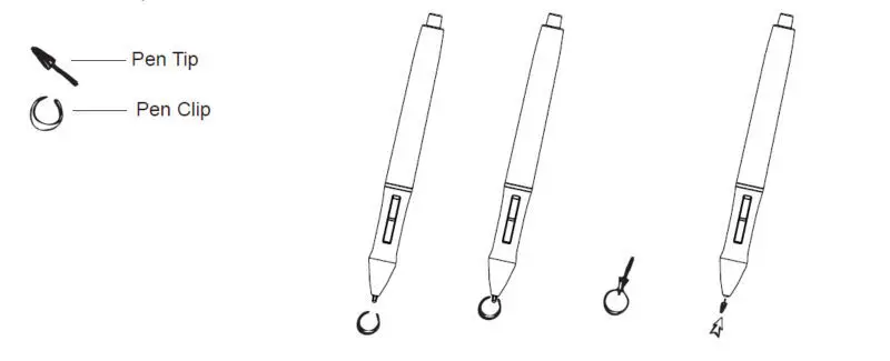 Change stylus pen tip