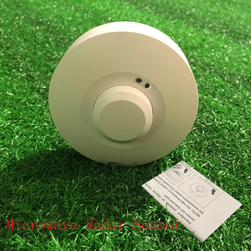 

360 Degree Radar Sensor Light Switch 110V 5.8GHz HF Systerm LED Microwave Ceiling light Occupancy Body Motion Detector