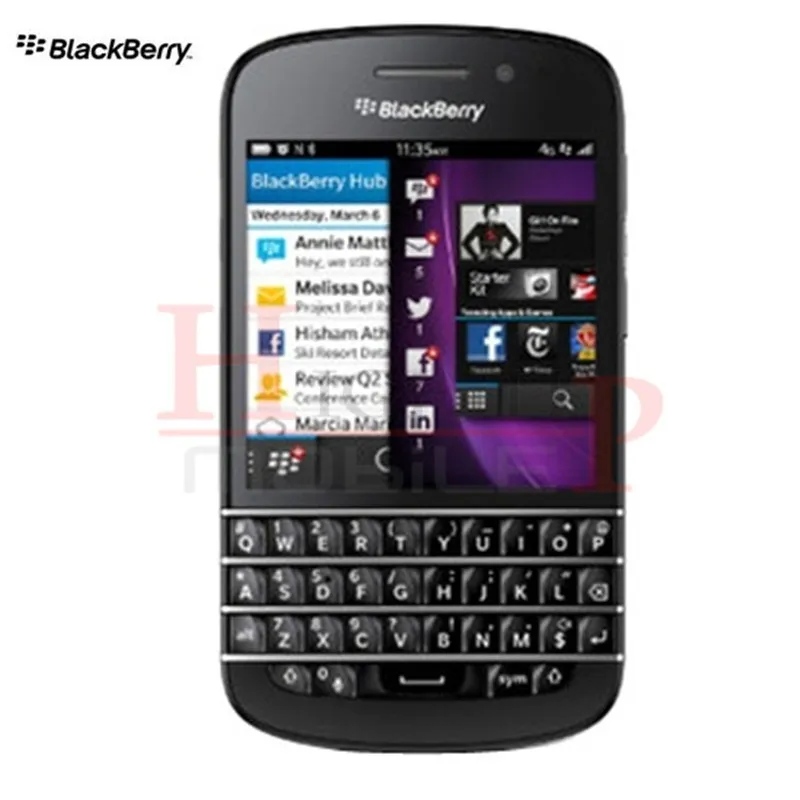 refurbished iphone 100% original Unlocked Original Q10 Blackberry mobile phone 3G 4G Network 8.0MP Dual-core 16G ROM Refurbished Free shipping iphone x refurbished