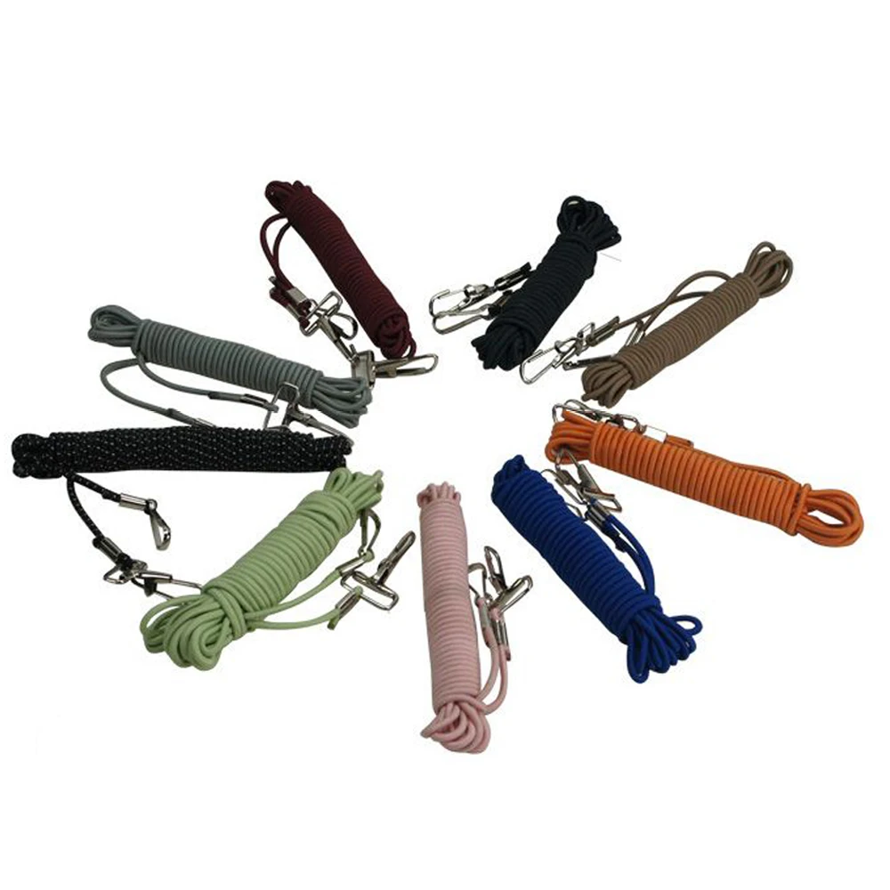

1pcs Fly Fishing Tackle Accessories Retention Rope Elastic Rope with Clip Rod Protection Flexible Lures Tool Random Color