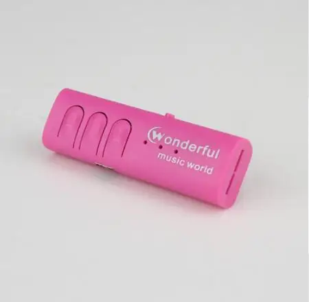 Мини MP3-плеер с зажимом, портативный USB MP3-плеер, поддержка 16 ГБ, Micro SD, Walkman, Lettore, TF карта, цифровой музыкальный медиаплеер, MP3 модуль, плеер - Цвет: Pink