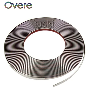 

Overe 5M Chrome Trim Styling Car Sticker Molding Strip For Peugeot 508 308 206 307 207 407 2008 Citroen C4 C5 Opel Astra j h