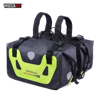

WOSAWE Waterproof Double Sides Motorcycle Bag Racing Race Moto Helmet Travel Bags Motorcycle Saddle Bags For KTM PIAGGIO Motor