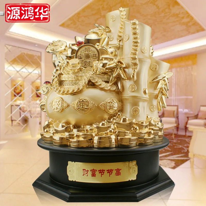 

Honghua source of wealth steadily high cornucopia gold plating resin ornaments creative crafts ornaments piggy bank