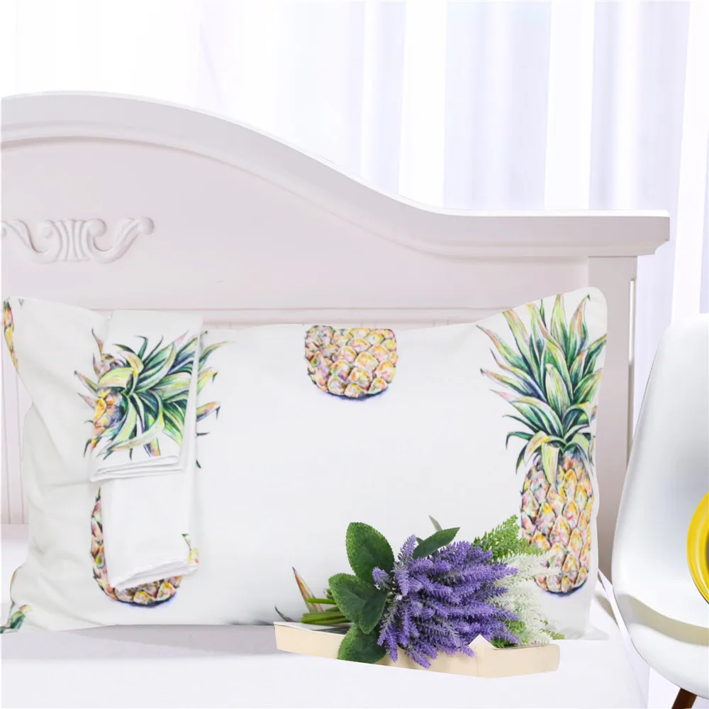 BeddingOutlet 3d Pineapple Bedding Set Tropical Fruit Print Bedspreads Kids Bed Set Single 3 Pcs Duvet Cover Twin Queen King