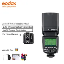 Godox TT685N tt685 Speedlite Flash High Speed 1/8000s GN60 +X1t-N Transmitter Trigger Fully Support TTL For Nikon Camera