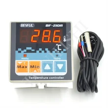 Интеллектуальный термостат с цифровым дисплеем Bihe BF210A регулятор температуры 220 В переключатель контроля температуры регулируемый электронный