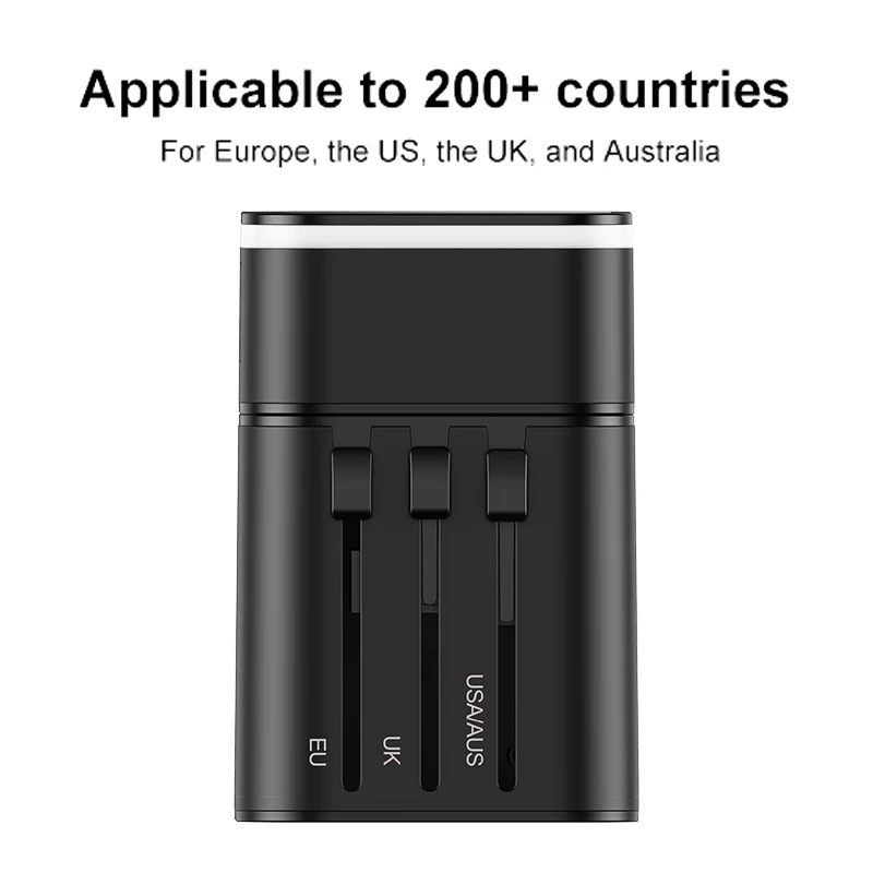 Baseus Quick Charge 3.0 International Travel USB Charger Power Adapter PD QC3.0 Fast Charging Wall Plug Socket For UK/EU/AU/US Baseus Quick Charge 3.0 International Travel USB Charger Power Adapter PD QC3.0 Fast Charging Wall Plug Socket For UK/EU/AU/US