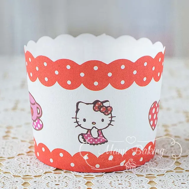 cartoon hello kitty cupcake