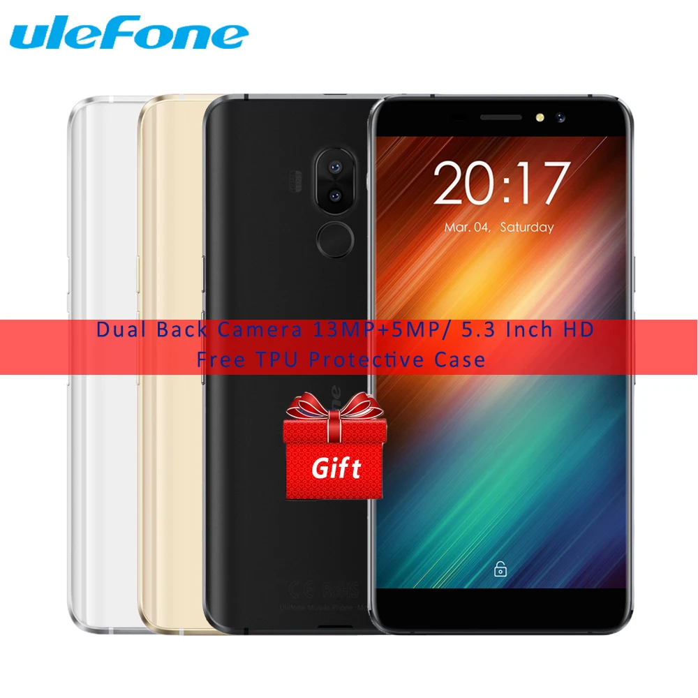 Ulefone S8 Smartphone Android 7 0 MT6580 Quad Core 1 3GHz 1G RAM 8G ROM 5