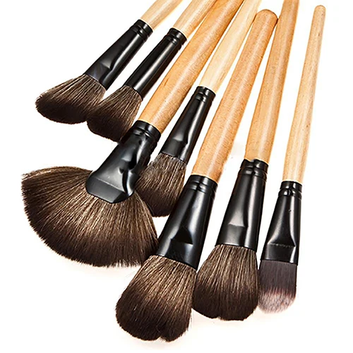 

32Pcs Cosmetic Eyebrow Shadow Foundation Makeup Brushes Set + Faux Leather Pouch