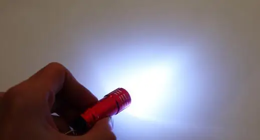 Горячая ужин светодиодный мини-фонарик микро брелок мигающая лампа фонарь Факел