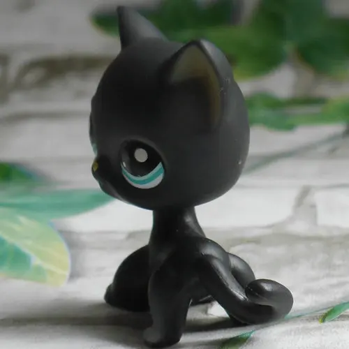 В руке оригинальный Антрацит бледно Черный кот kitty CUTEIE фигурка игрушка кукла 2