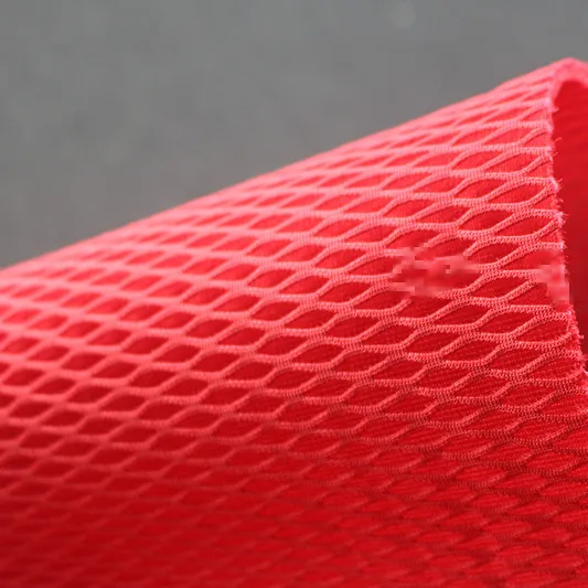 

Thick Sandwich mesh Car shoulder cushion fabric 3d breathable fabric Diamond mesh fabric 3 different colors wholesale