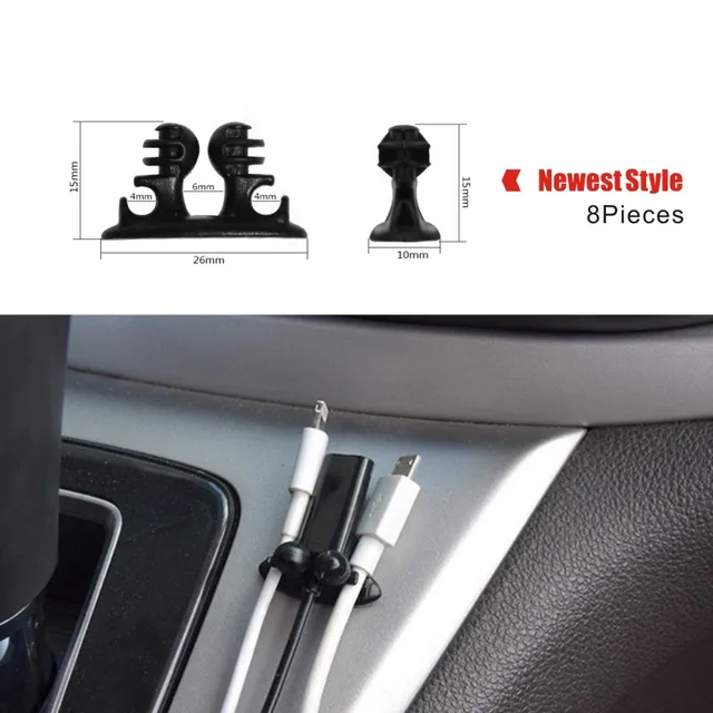 8Pcs/Lot Vehicle Wire Clip Car Fixed Clamp Automotive Cable Clip