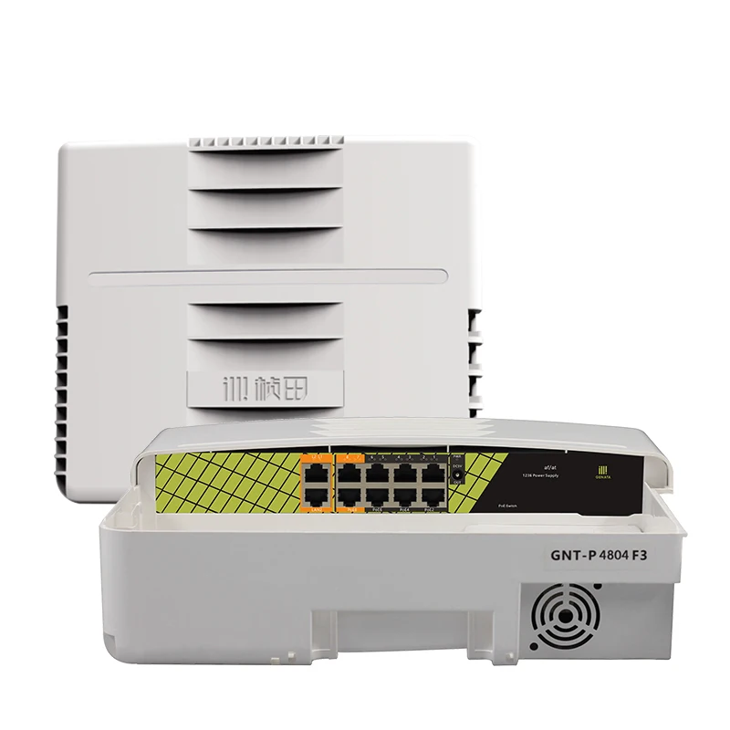

48V Network POE switch Ethernet with 8+2 10/100/1000Mbps Ports IEEE 802.3 af/at