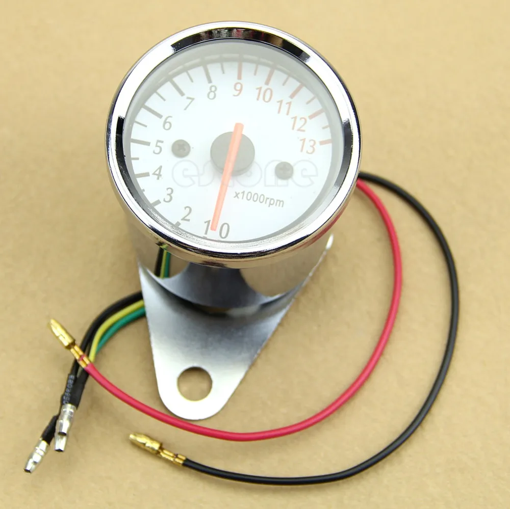 Universal Mechanica 13000RPM Scooter Analog Tachometer Gauge For