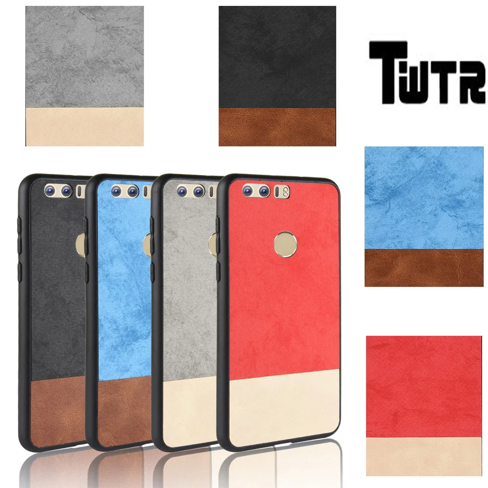 

for Huawei Honor 8 Case FRD-L19 FRD-AL10 FRD-L09 FRD-AL00 FRD-L19 Cover for Huawei Honor8 FRD AL10 Phoen PC+TPU Denim material
