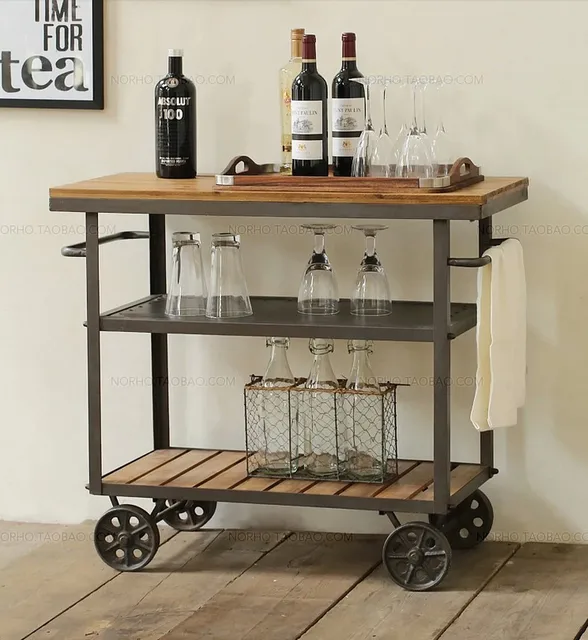 Madera de hierro de almacenamiento en rack estante estantes armarios