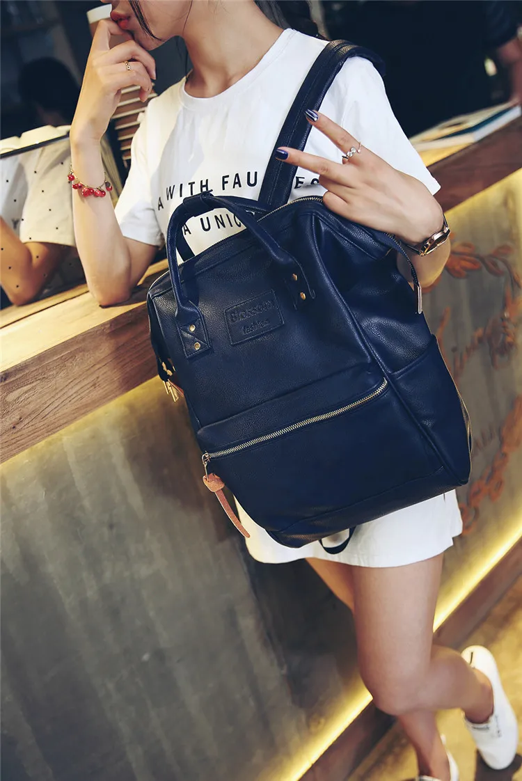 Fashion Mummy Diaper Bag Backpack Leather Waterproof Maternity Nappy Bag Large Capacity Travel Mother Handbag For Mom Baby Care (16)