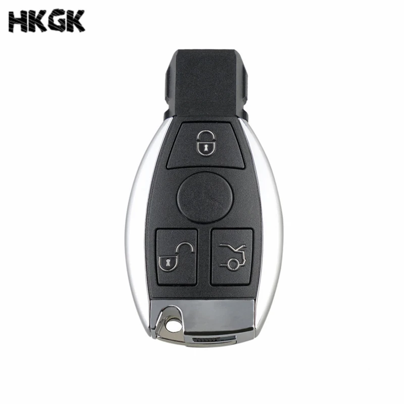 3 кнопки Smart Remote Key Keyless Fob Для Mercedes Benz После 2000 + NEC & BGA Замена микросхемы 315 МГц/433