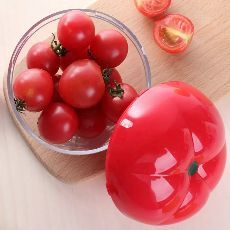 Hot Selling Food Storage Containers Onion Lemon Tomato Saver Crisper Box Plastic Fruit Vegetables Container Storage