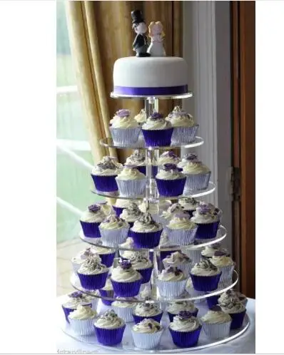 

Cake Stand Wedding Birthday Party Details about 7 Tier Crystal Clear Acrylic Round Cup Cake Stand Tower Wedding Baby Shower