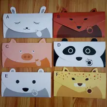 400 шт./лот, креативный винтажный животный дизайн, сделай сам, многофункциональная крафт-бумага, бирка с буквами, Подарочный конверт, шесть стилей