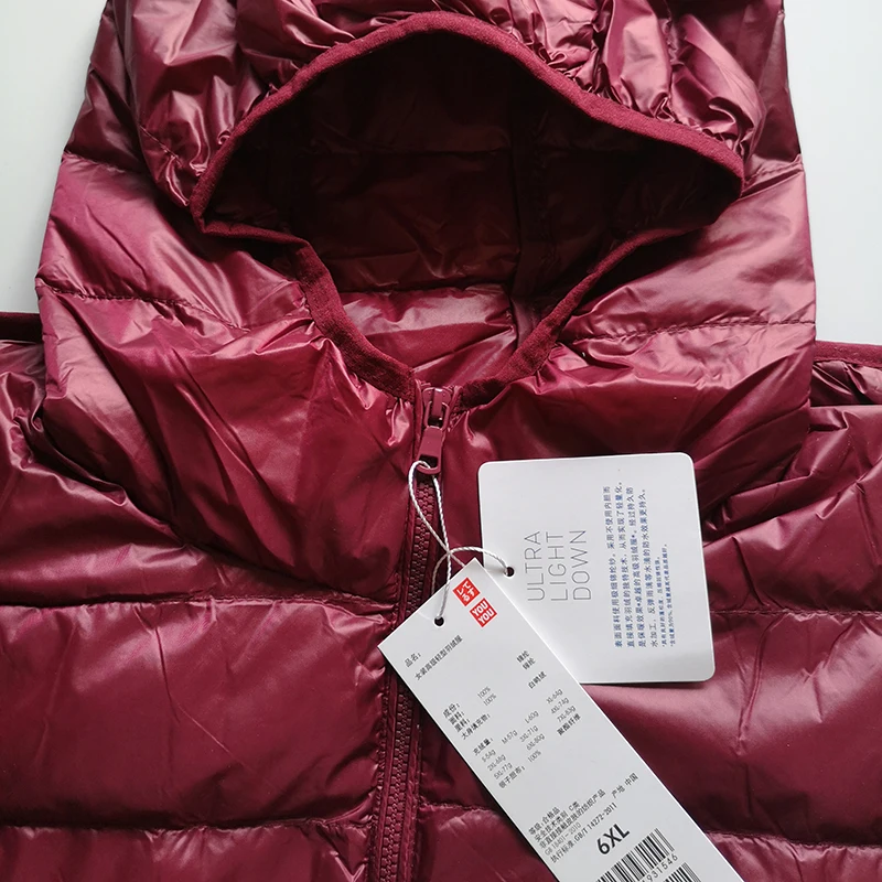 Womens Autumn Jacket 2018 Winter Ladies Hooded Fashion Coat Lightweight Duck Down Female Slim Coat Outwear Plus Size 4XL 5XL 6XL