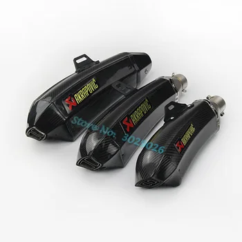 

Inlet 51mm Universal Modified Motorcycle ATV Carbon Fiber Muffler Pipe For Cobra Exhaust Escape Yamaha TMAX 500 3 Size