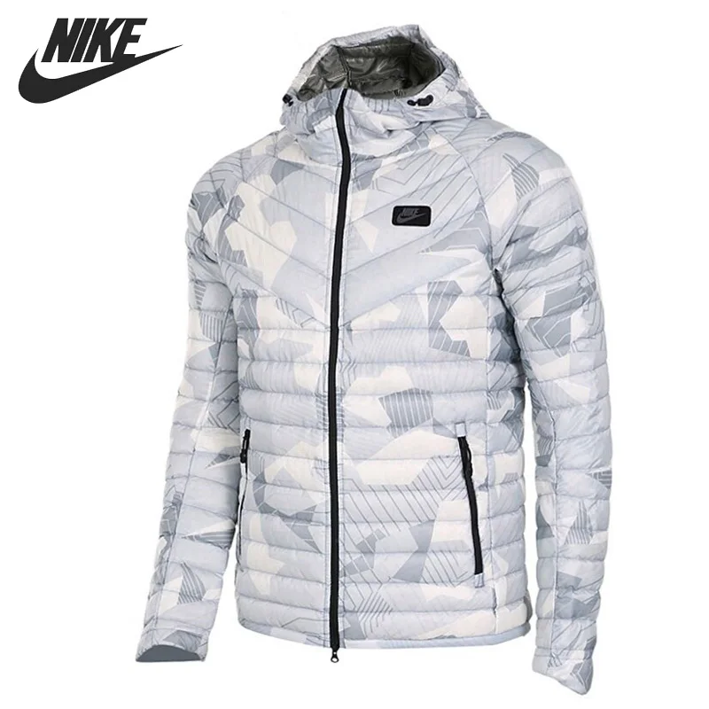 

Original New Arrival NIKE AS M NSW JKT HD DN FLL AOP GLD Men's Down coat Hiking Down Sportswear