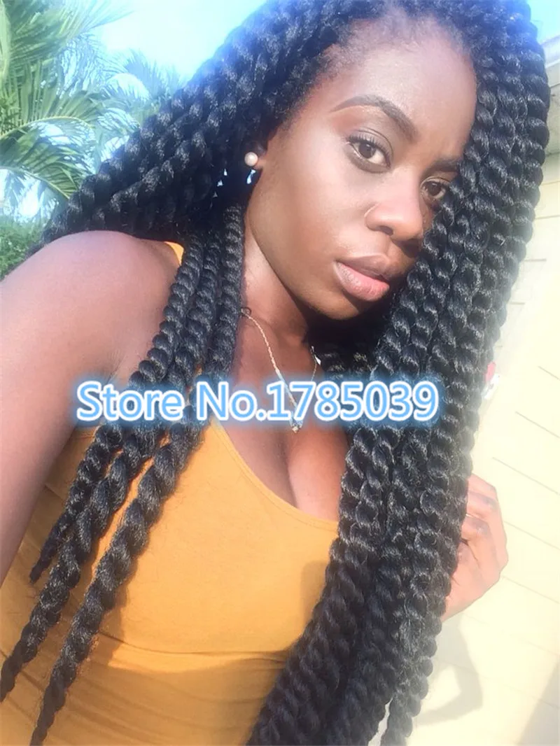 Medium Senegalese Twist With Marley Hair