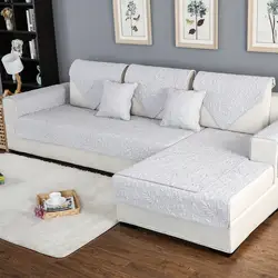 Наволочка на подушку для дивана с цветочным узором, двухсторонний вышитый диван, Угловое нескользящее полотенце для дивана