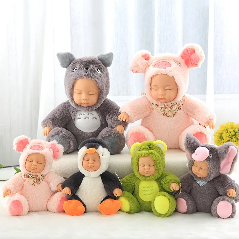 Plush Toy Baby Doll Stuffed Animals Elephant Bee Baby Toy Kids Accompany Sleep Doll Girl Xmas Gift for Children