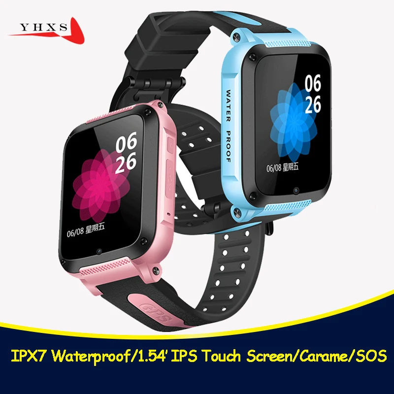 

Smart GPS Location SOS Call Remote Monitor Camera Waterproof Wristwatch Tracker Kids Child Student Bluetooth Music Player Watch