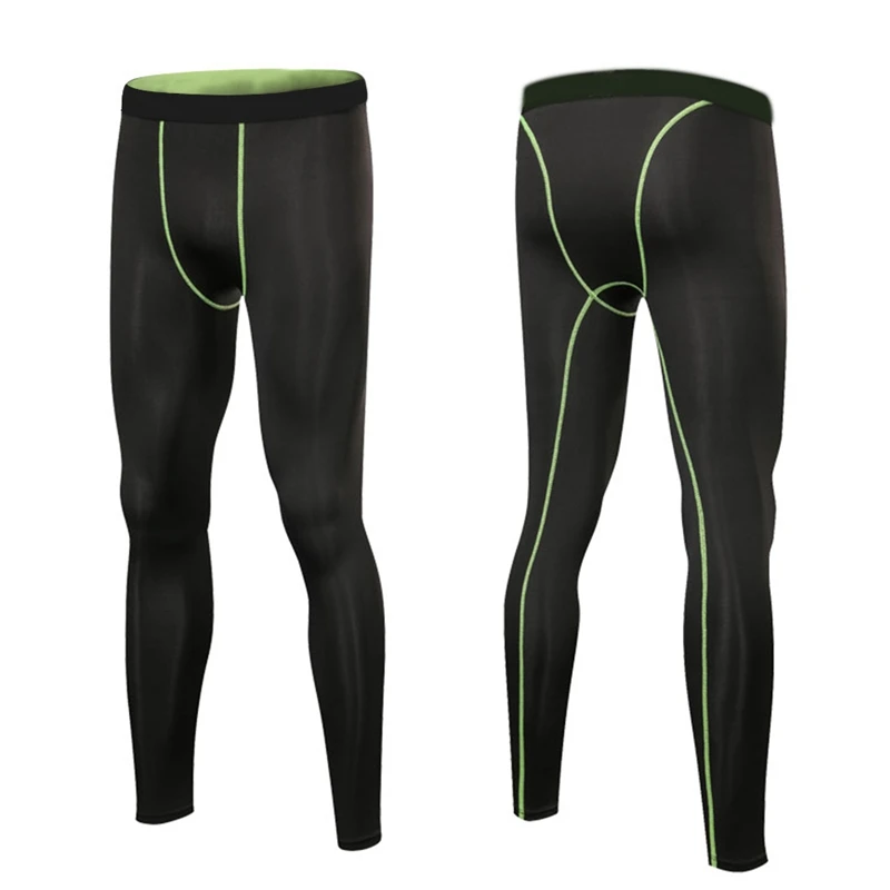 Колготки для бега мужские компрессионные утягивающие штаны легинсы для занятий спортом, бега спортивные обтягивающие спортивные мужские брюки для фитнеса штаны