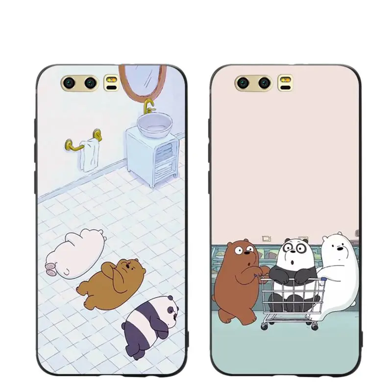 Чехол для телефона MA The Cute Bear чехол Huawei P8 Lite 2017 P9 P10 P20 lite Plus Nova Honor 6C 6A 6X 8 9 mate 10 |
