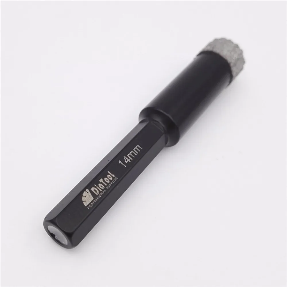 2pcs Dry drilling bits with Hex shank for granite marble ceramic tile glass Vacuum Brazed diamond drill bits