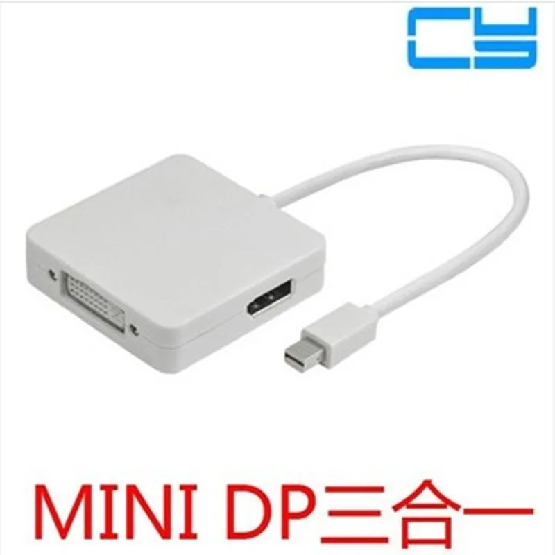 

Free shipping Mini DisplayPort/Thunderbolt to DVI HDMI DP 3 in 1 Adapter for Mac Pro PC Surface Pro 3