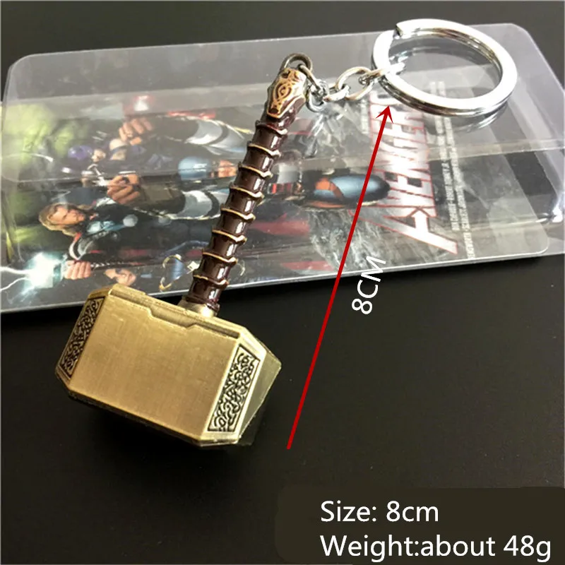 A Marvel, Мстители, Темный мир, ожерелье, Mjolnir, подвеска, ожерелье, ювелирное изделие, классика, Тор, молоток, подвеска, хит, супергерой, фильм, подарки - Окраска металла: A