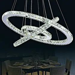 Современные светодиодный хрустальная люстра свет лампы для Гостиная Cristal Lustre освещение люстры подвесные потолки подвесные светильники