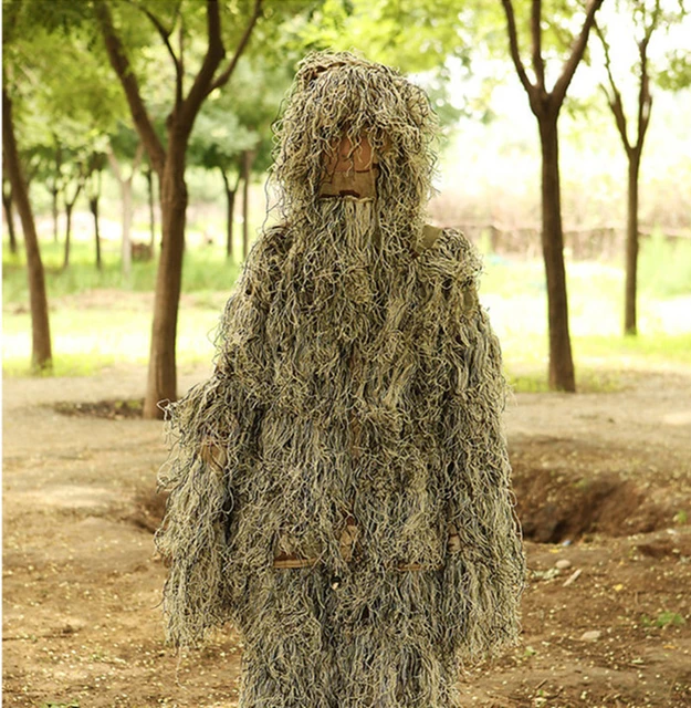Camouflage Yowie Suit Hunting Clothing Sniper  Sniper Airsoft Ghillie  Suits - 2 Suit - Aliexpress