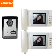 4.3″ Telephone Monitor Video Doorbell System Night Vision Door Camera Video Door Phone Intercom Video Doorphone kit 2-Screen