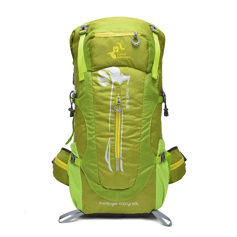 Free Knight 50L Sport Bags Hiking Backpack Waterproof Nylon Women Men Big Capacity Outdoor Mountaineering Travel Backpacks Bag