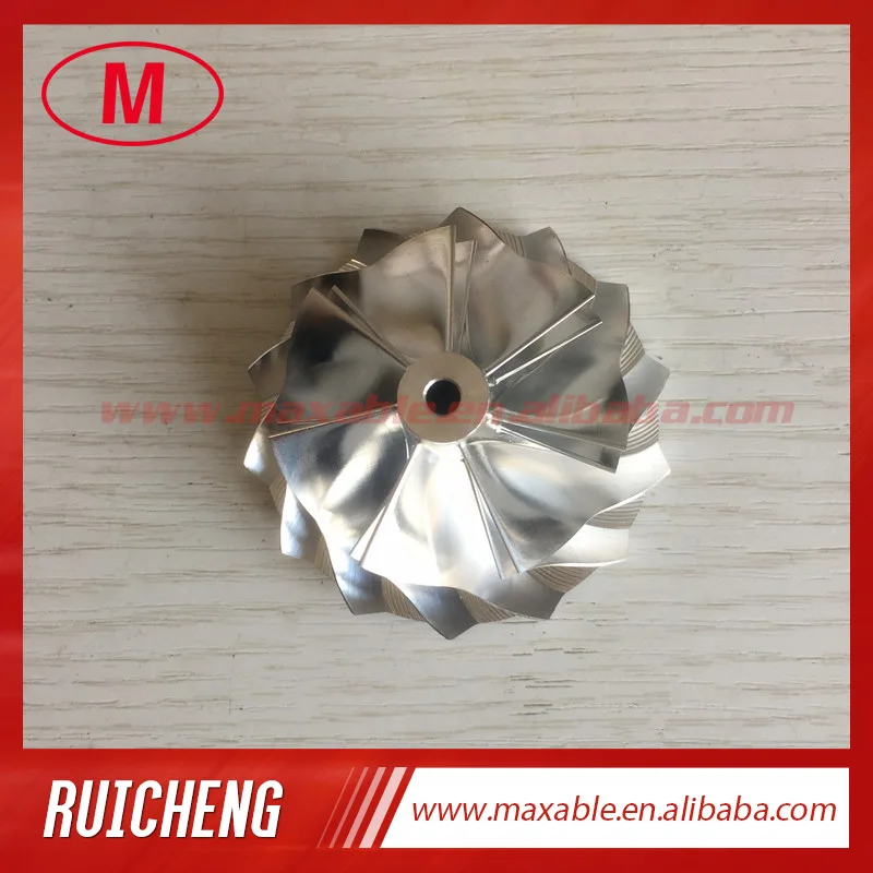 

K04 49.62/61.98mm 7+7 blades high performance billet/milling/aluminum 2618 compressor wheel